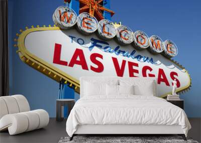 las vegas welcome sign. Wall mural