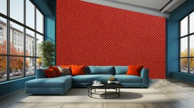 red plastic texture background Wall mural