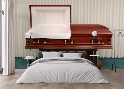 funeral casket Wall mural