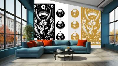 classic ouija design card Wall mural