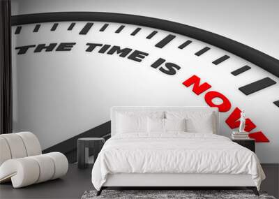 The Time is Now - Clock Wall mural