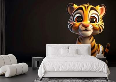 tiger vector illustration Wall mural