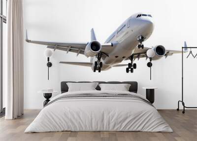 Airplane isolated PNG Wall mural