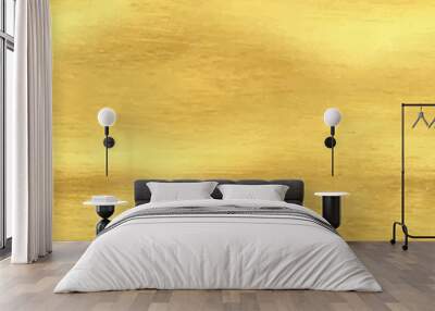 Seamless pattern with painted golden texture Wall mural