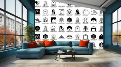 Set of Building, Real Estate, and Construction logo design inspiration Wall mural