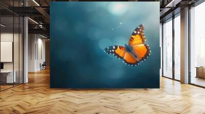 Graceful Butterfly Elegance. Natural beauty concept Wall mural