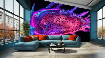 Vibrant Dragonfruit Exotic Fruit. High Detailed Dragonfruit Images Wall mural