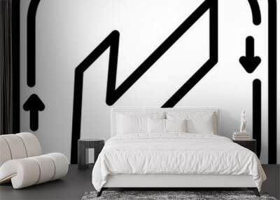 arrow Wall mural