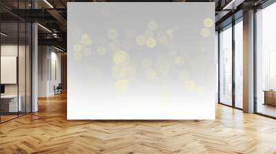 Bokeh lights effect isolated on transparent background Wall mural