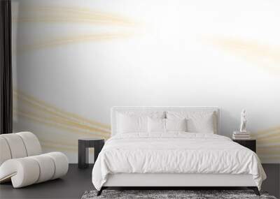 Glittering Circle with Gold Sparkles Wall mural