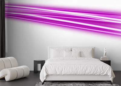 High-Speed Neon, purple neon line speed  Wall mural