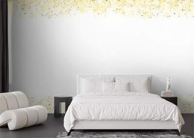 luxury gold dust frame Wall mural