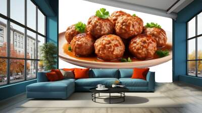 Swedish Meatballs With Lingonberry Sauce Wall mural