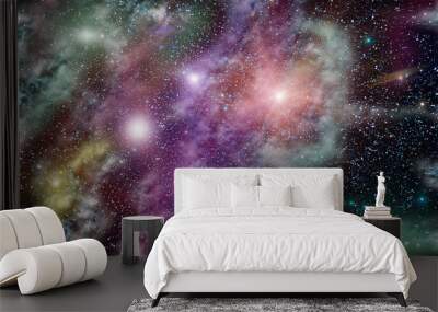 deep space star nebula Wall mural