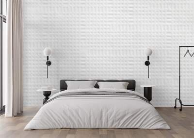 A sheet of clean tiled white tissue paper as background Wall mural