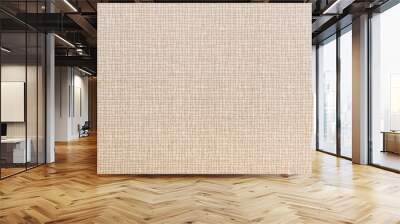 An illustration of beige canvas with cross hatch pattern as background Wall mural