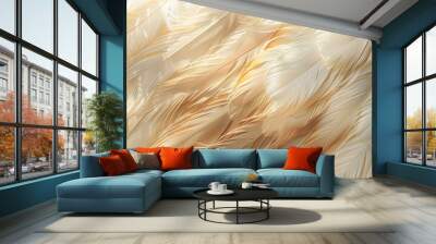 Birds different color feather texture wallpaper background Wall mural