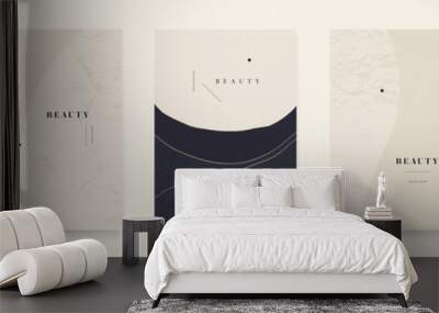 Elegant abstract trendy universal background templates. Minimalist aesthetic. Wall mural