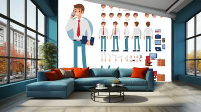 business man Wall mural