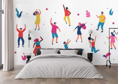 dancing people Wall mural