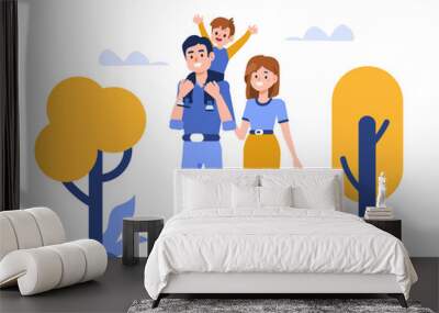 family Wall mural