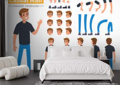 man character Wall mural