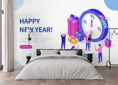 new year Wall mural