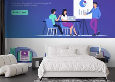 online education Wall mural