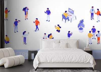 people Wall mural