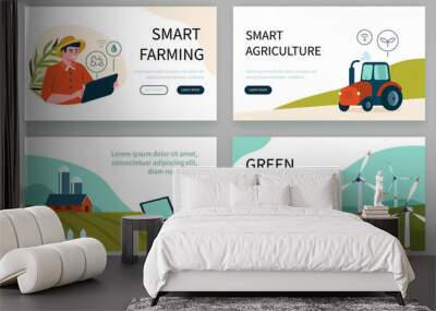 smart farm Wall mural