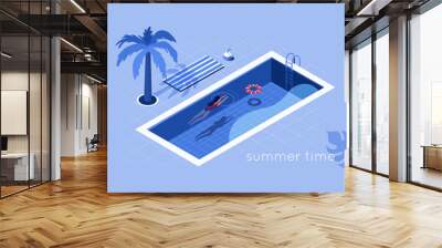 summer time Wall mural