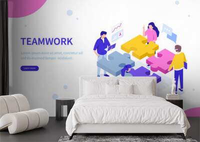 teamwork Wall mural