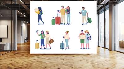 travel people Wall mural