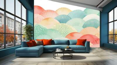 watercolor abstract background Wall mural