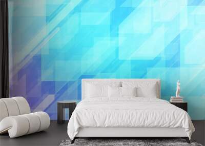 Geometric abstract art background Wall mural