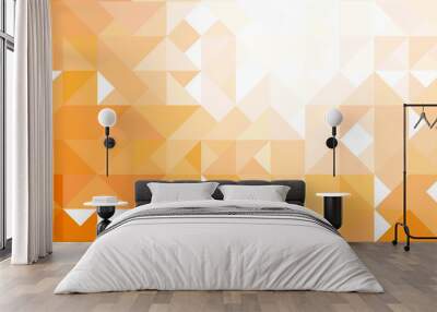 Yellow geometric abstract background Wall mural