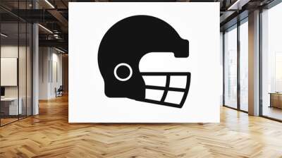 Rugby Icon vector sign symbol for design Wall mural