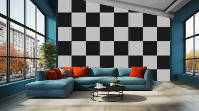 popular checker chess square abstract background Wall mural