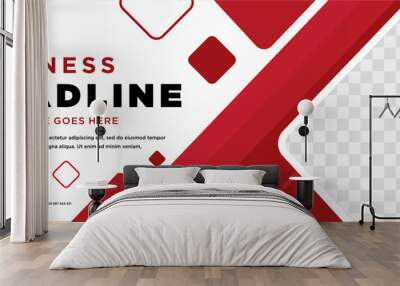 professional corporate business banner template Wall mural