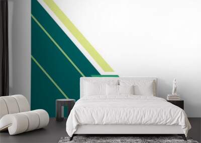 Flat Business Corner Vector Wall mural