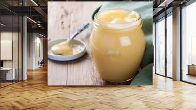 Jar of lime curd Wall mural