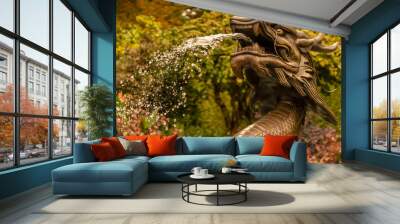 oriental art Wall mural