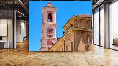 Bell tower in Nice Wall mural