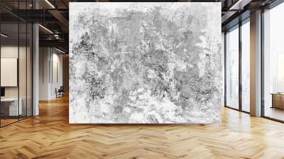 white gray of oil painting brush strokes texture background Wall mural