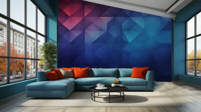 abstract background with triangles Wall mural