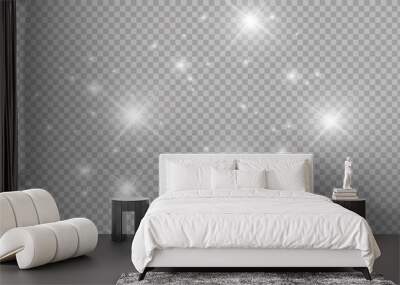 glow light effect. vector illustration. christmas flash concept. Wall mural