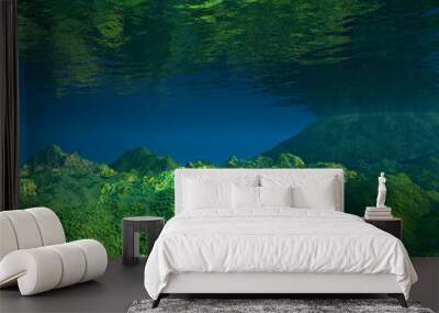 3D Ocean floor Wall mural