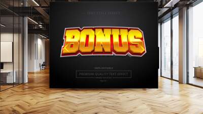 BONUS Text Effect Wall mural