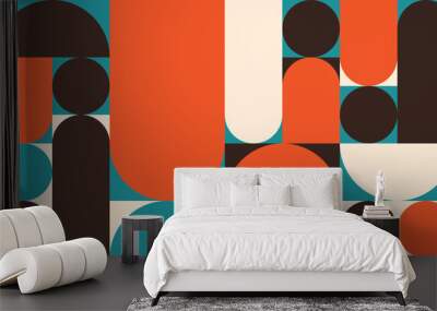 Abstract Geometric Vector Background Wall mural