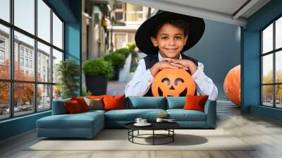 child in halloween costume Wall mural